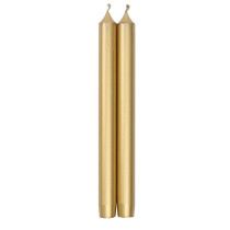 BOUGIE CLASSIQUE CASPARI OR H25CM