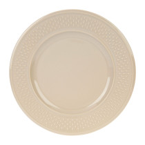 GRAIN DE RIZ ASSIETTE PLATE TAUPE