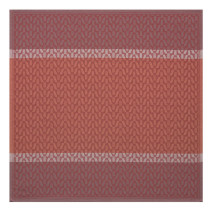 SERVIETTE DE TABLE VEINE GRAPHIQUE ACAJOU