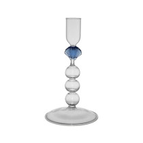 BOUGEOIR COQUILLAGE BLEU