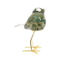 DECO MOINEAU SERIN VERT+DORE