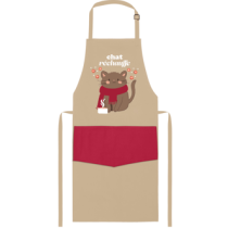 TABLIER AVEC POCHE CHAT RECHAUFFE