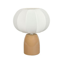 LAMPE LUMI BEIGE+ECRU